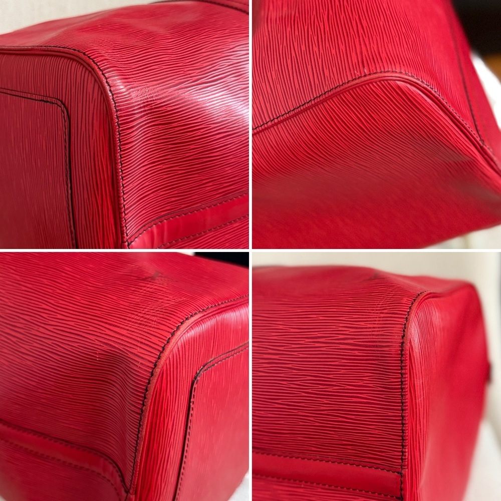 Authentic Louis Vuitton unisex Keepall 50 travel bag red Epi leather - Picture 16 of 16